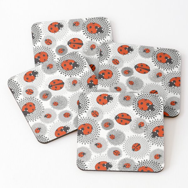 Item preview, Ladybird Floral Monochrome  designed and sold by AlyssoCharm.