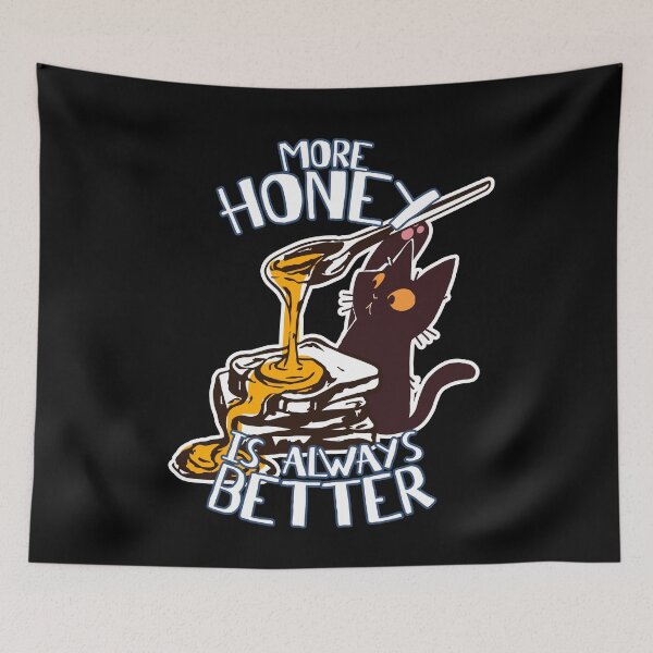 Item preview, Breakfast Time Honey Crazy Cat More is Always Better designed and sold by onicon.