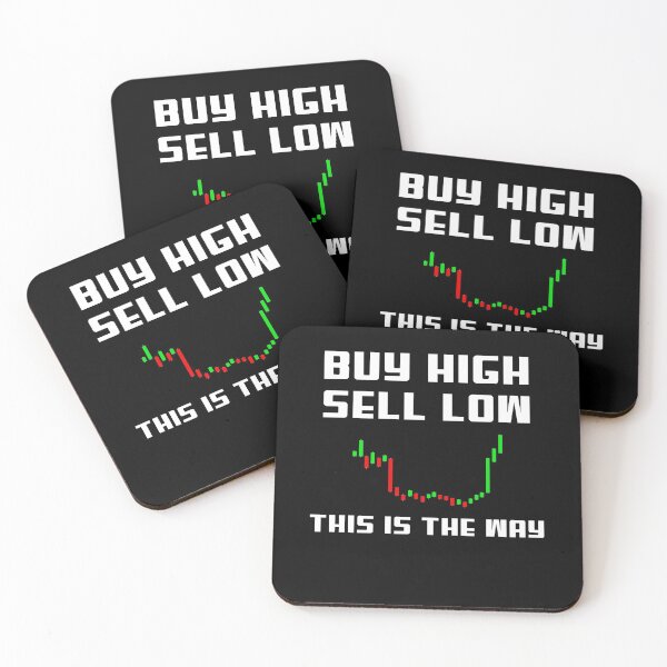 Item preview, Buy High Sell Low, this is the way funny Retro wallstreet bets Meme  designed and sold by SKilner.