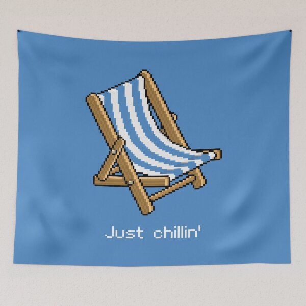 Item preview, Habbo Blue Deck Chair - Just Chillin' designed and sold by Eisenjays.