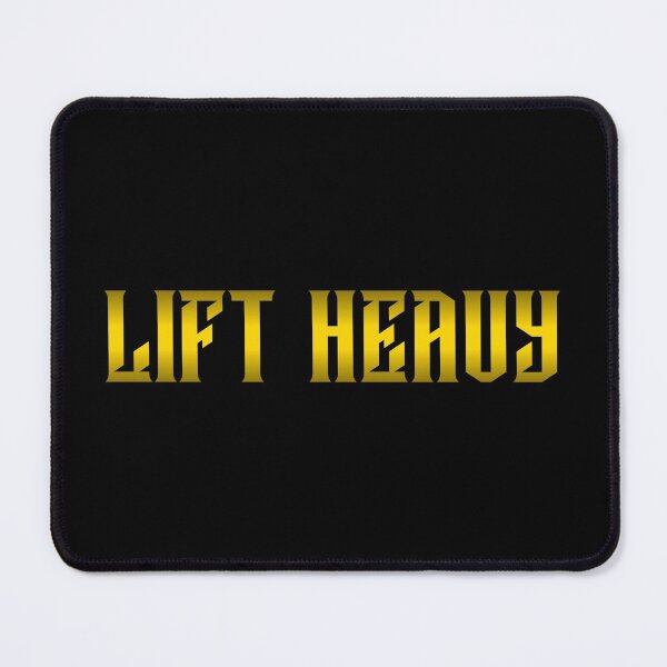 Item preview, LIFT HEAVY DAMAGE (GOLD) designed and sold by HeavyLiftGift.