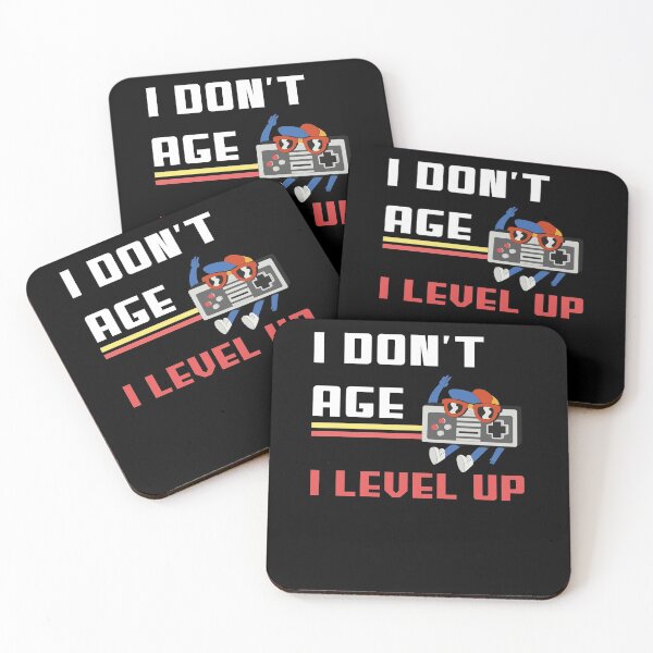 Item preview, Vintage retro funny birthday gamer, I don't age, I level up  designed and sold by SKilner.