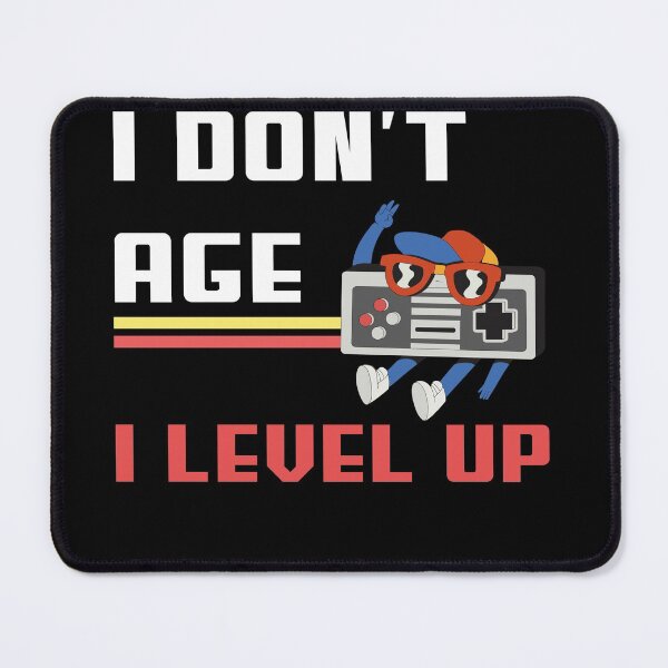 Item preview, Vintage retro funny birthday gamer, I don't age, I level up  designed and sold by SKilner.