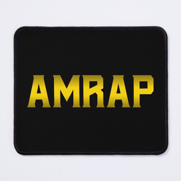 Item preview, AMRAP (AS MANY REPS AS POSSIBLE) (GOLD) designed and sold by HeavyLiftGift.