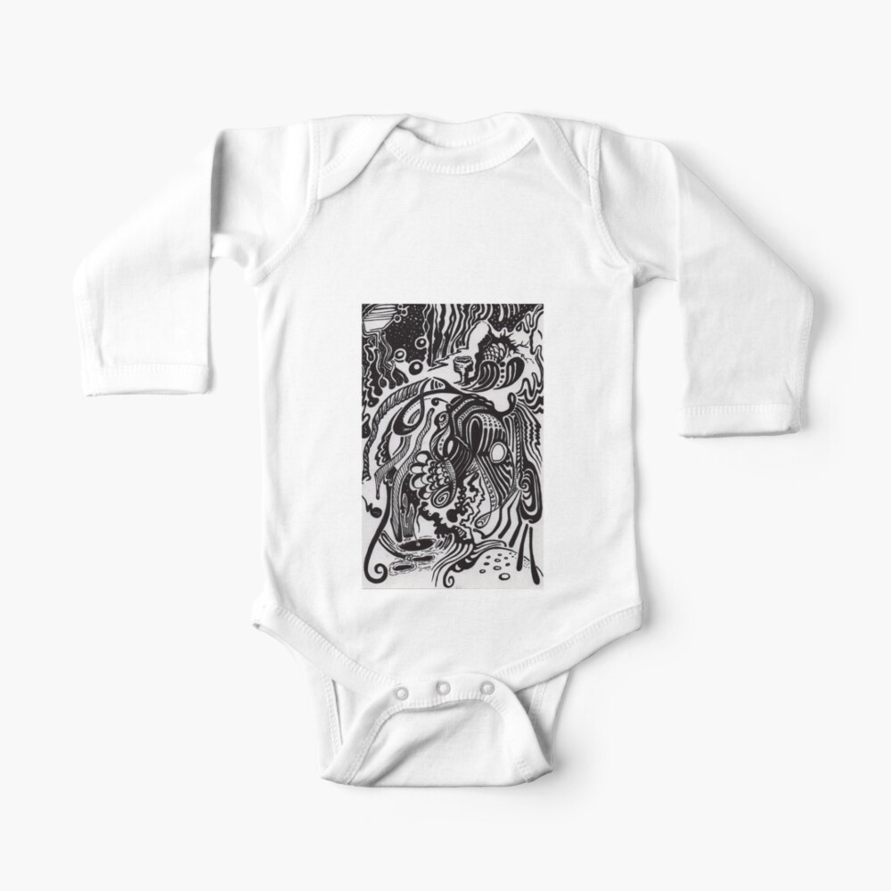 Item preview, Long Sleeve Baby One-Piece designed and sold by LittleLotte.