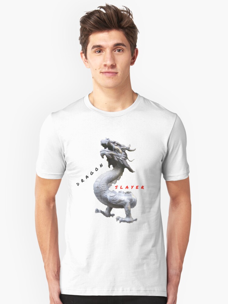 Alternate view of BEAST DRAGON SLAYER Slim Fit T-Shirt