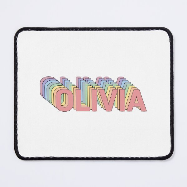 Item preview, OLIVIA name personalized retro designed and sold by allysmar.