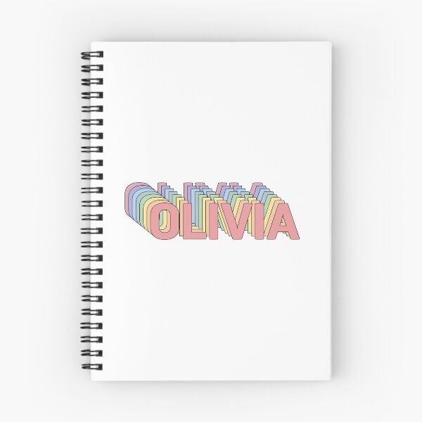 Aperçu de l'œuvre Nom OLIVIA rétro personnalisé créée et vendue par allysmar.