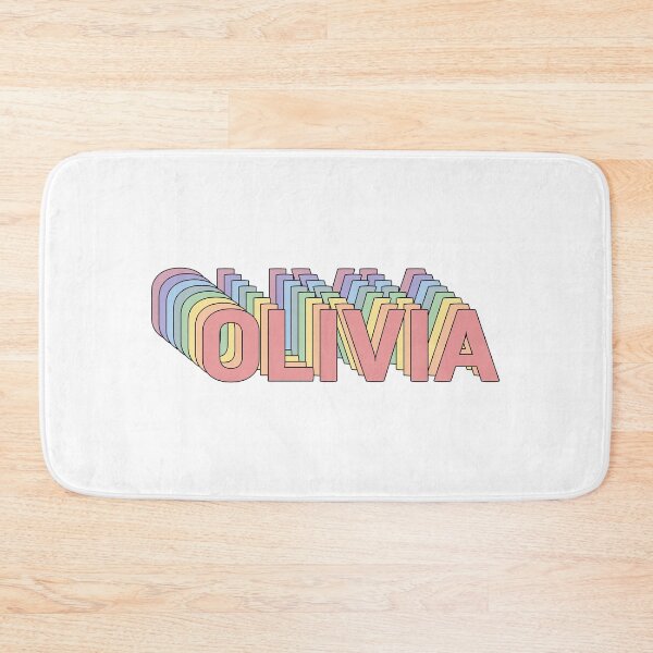 Item preview, OLIVIA name personalized retro designed and sold by allysmar.