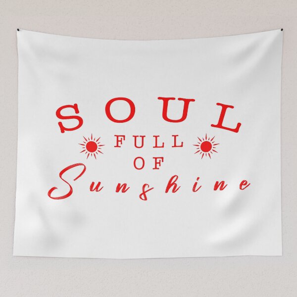 Item preview,  Soul full of sunshine quote designed and sold by Moreish.