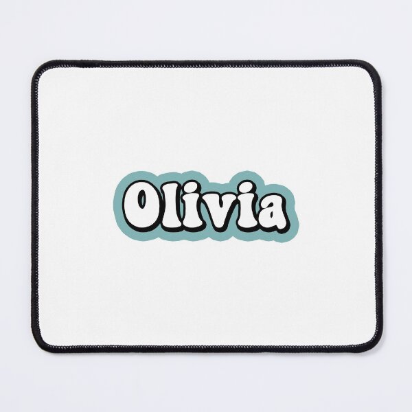 Item preview, OLIVIA name personalized colorful designed and sold by allysmar.