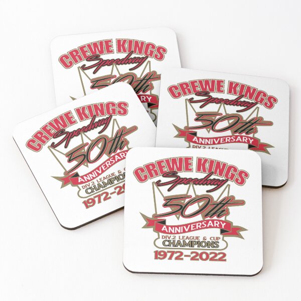 Item preview, Crewe Kings Official 50th Anniversary Logo designed and sold by MarkESimm.