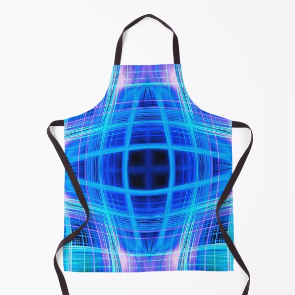Aperçu de l'œuvre Grille de sentiers de lumière bleue créée et vendue par steveball.