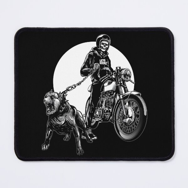 Item preview, Skull Rider with Vintage Motorcycle designed and sold by innazimovec.