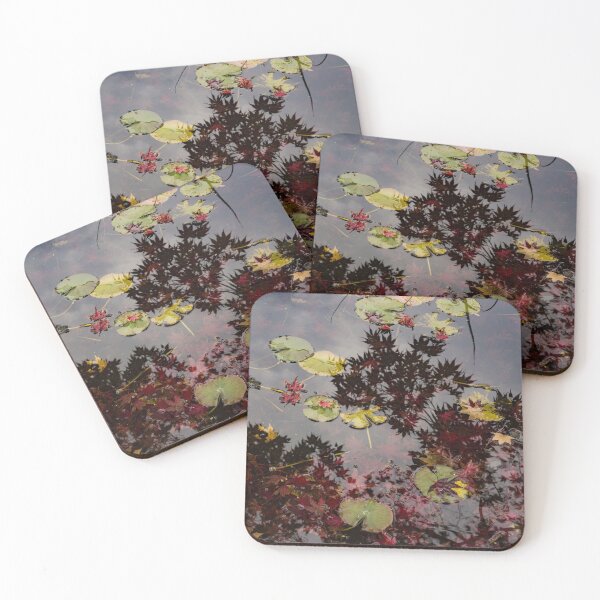 Item preview, Fall Pond Reflections - a Story of Waterlilies and Japanese Maple Trees - Take Two designed and sold by Georgia Mizuleva.