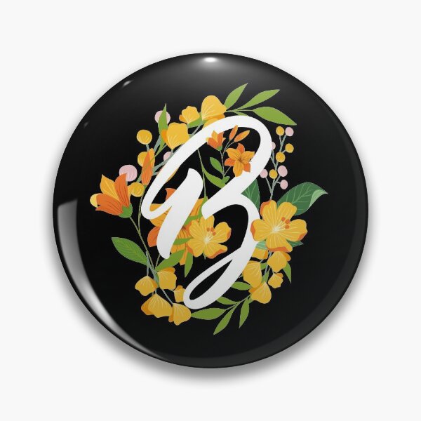 Item preview, Letter B Capital Alphabet Flowers Monogram Initial Garden designed and sold by skulltshirt.