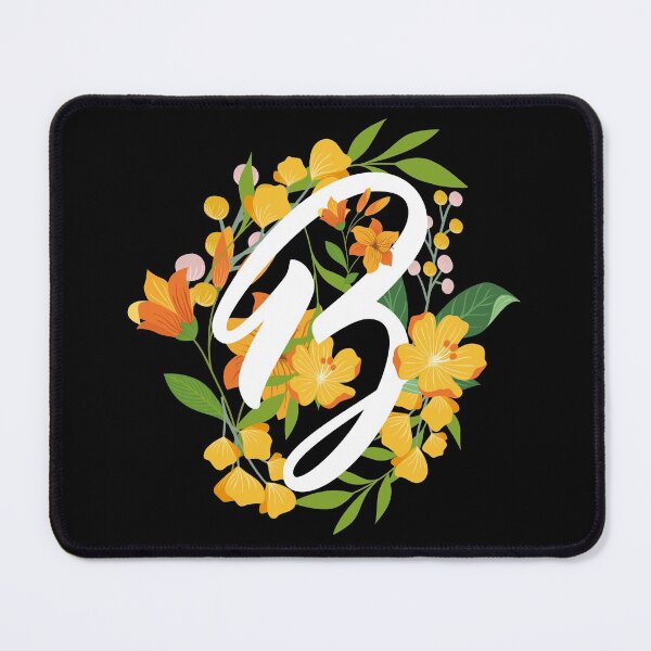 Item preview, Letter B Capital Alphabet Flowers Monogram Initial Garden designed and sold by skulltshirt.