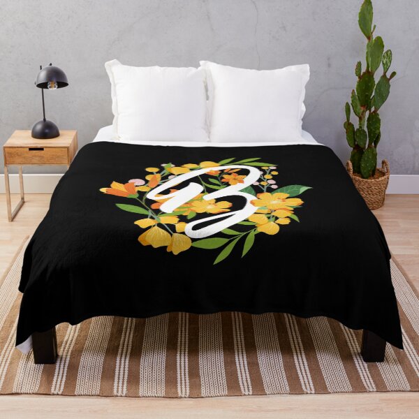 Item preview, Letter B Capital Alphabet Flowers Monogram Initial Garden designed and sold by skulltshirt.