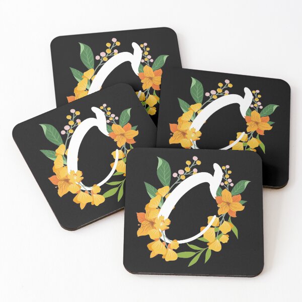 Item preview, Letter C Capital Alphabet Flowers Monogram Initial Garden designed and sold by skulltshirt.
