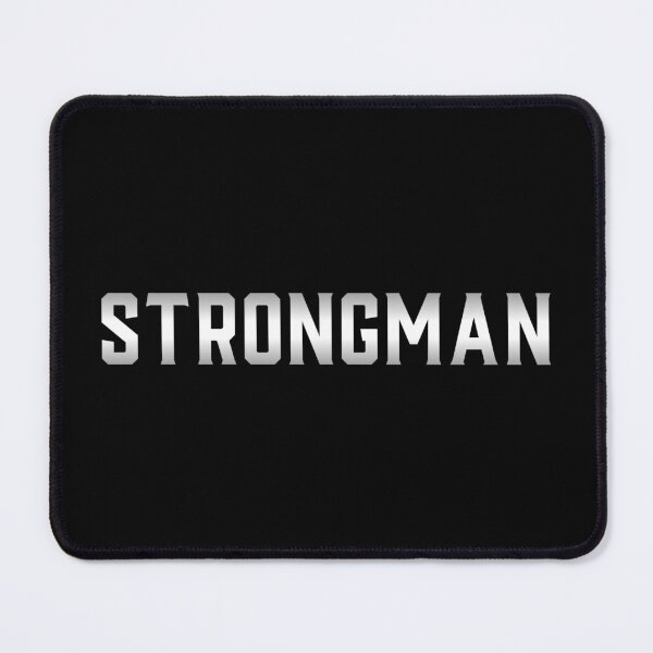 Item preview, STRONGMAN (Silver Shine) designed and sold by HeavyLiftGift.