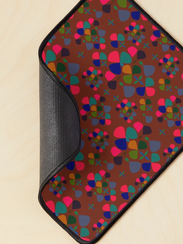Thumbnail 2 of 5, Mouse Pad, Abstract Colorful Floral Pattern Design 3 designed and sold by ClassyPatterns.