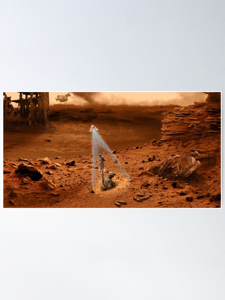 Alternate view of Myelin Mars Poster