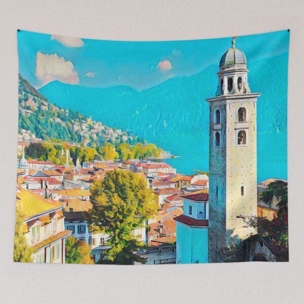 Item preview, Lugano Switzerland designed and sold by Sofia-Draws.