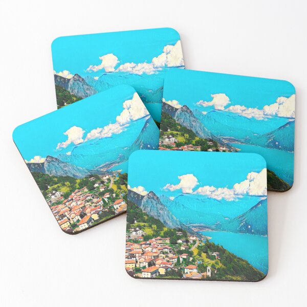 Item preview, Lugano View designed and sold by Sofia-Draws.