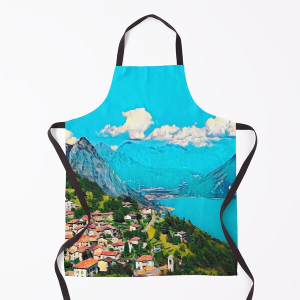 Item preview, Lugano View designed and sold by Sofia-Draws.