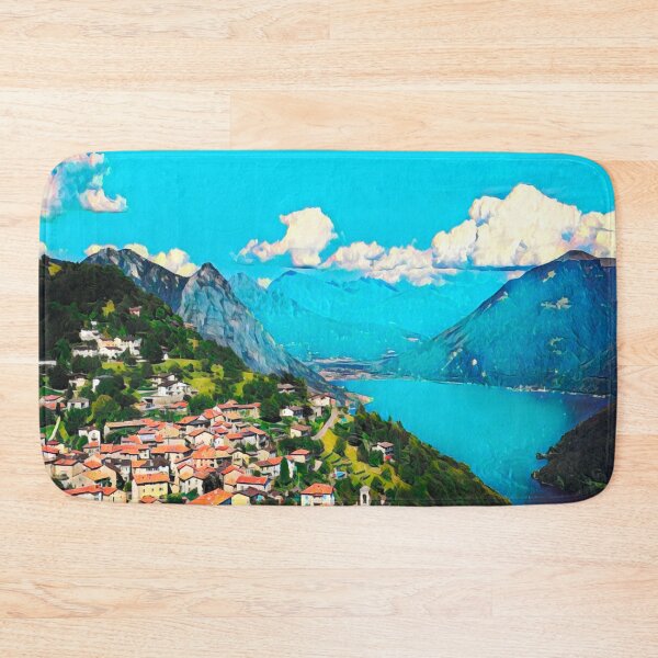 Item preview, Lugano View designed and sold by Sofia-Draws.