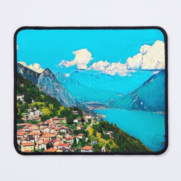 Item preview, Lugano View designed and sold by Sofia-Draws.