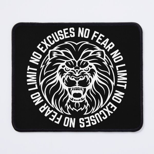 Item preview, NO FEAR NO LIMIT NO EXCUSES designed and sold by HeavyLiftGift.