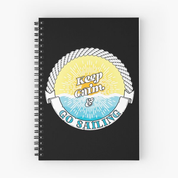 Item preview, Keep Calm & Go Sailing Good Day To Sail Sunset Ocean Waves Nautical Graphic designed and sold by GO SHIRT-TEE.