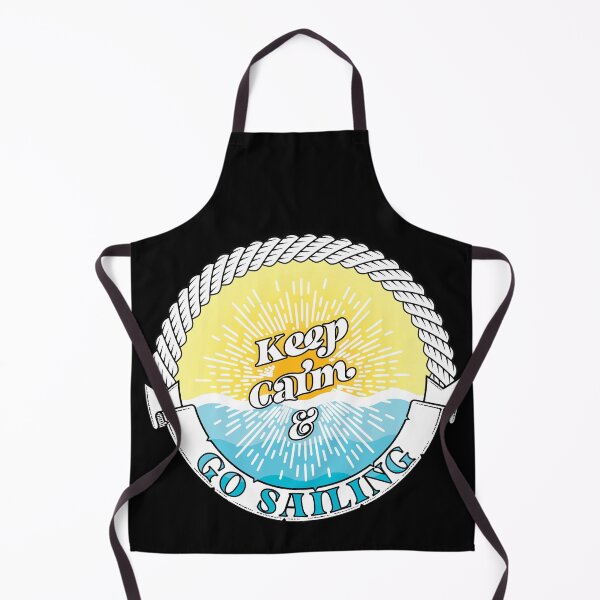 Item preview, Keep Calm & Go Sailing Good Day To Sail Sunset Ocean Waves Nautical Graphic designed and sold by GO SHIRT-TEE.
