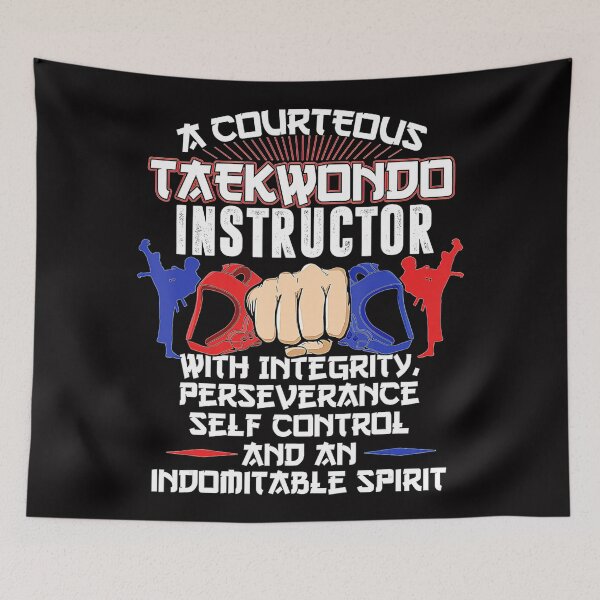 Item preview, Instructor Taekwondo Gift 5 Tenets Oath Belt Level  designed and sold by Jotaroo09ml.