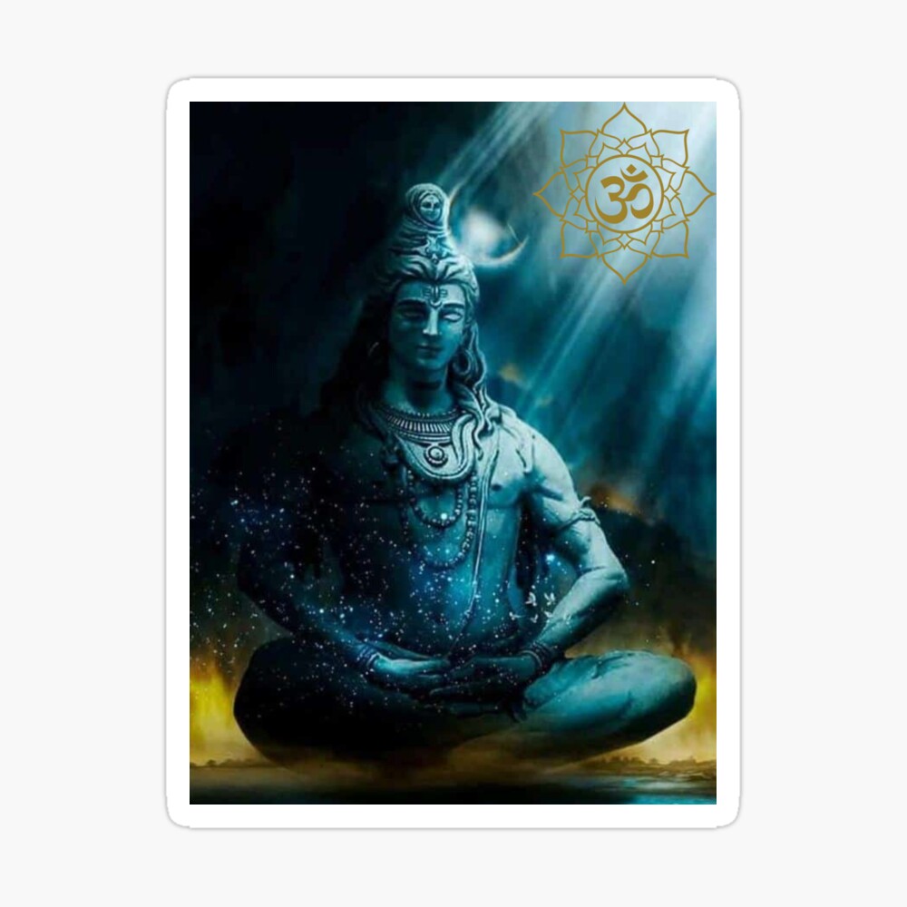 Mahadev Meditation Pose Shiva Lord Shiva Meditation P