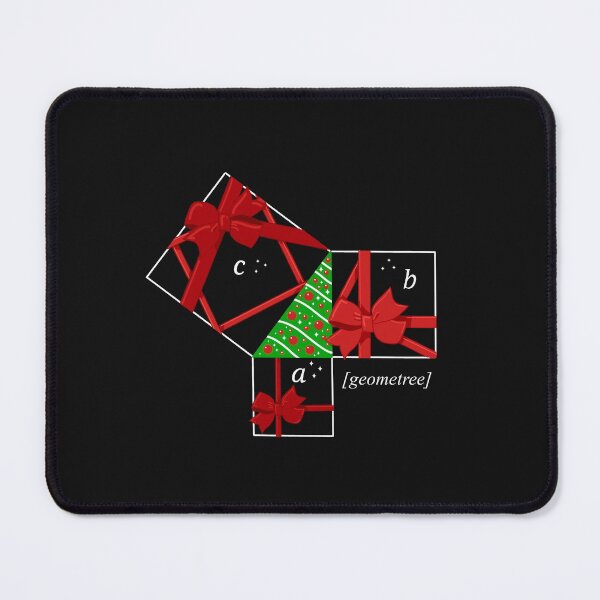 Christmas Geometree | Pythagorean Theorem Mouse Pad