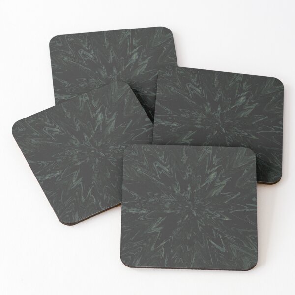 Item preview, Green and Black Floral Marble Stone Creepy designed and sold by gothart.