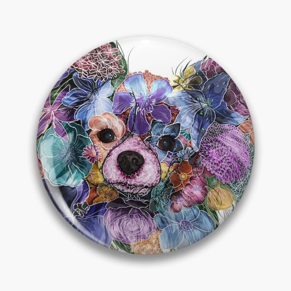 Item preview, Papillon, Papillon Lover Gift, Papillon Floral, Flower Papillon, Floral Papillon, Papillon Art, Papillon Owner, Papillon feminine designed and sold by Beaniebow.