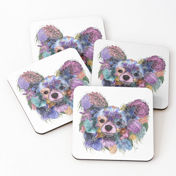 Item preview, Papillon, Papillon Lover Gift, Papillon Floral, Flower Papillon, Floral Papillon, Papillon Art, Papillon Owner, Papillon feminine designed and sold by Beaniebow.