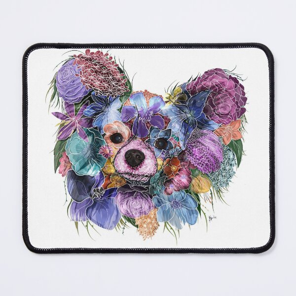 Item preview, Papillon, Papillon Lover Gift, Papillon Floral, Flower Papillon, Floral Papillon, Papillon Art, Papillon Owner, Papillon feminine designed and sold by Beaniebow.