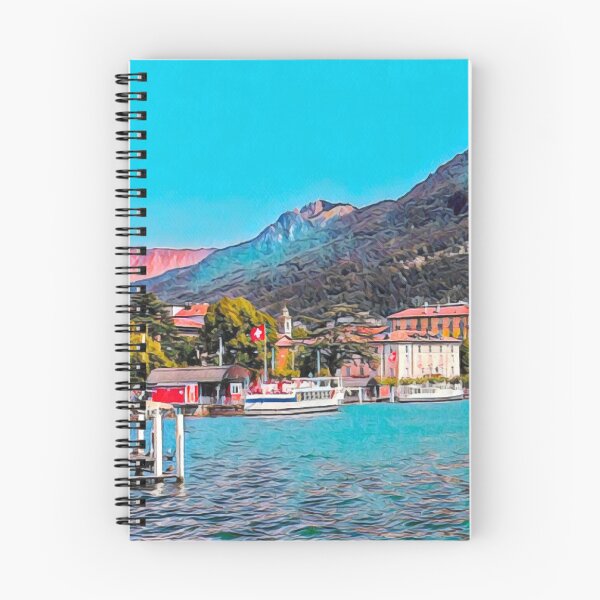 Item preview, Lugano Skyline designed and sold by Sofia-Draws.
