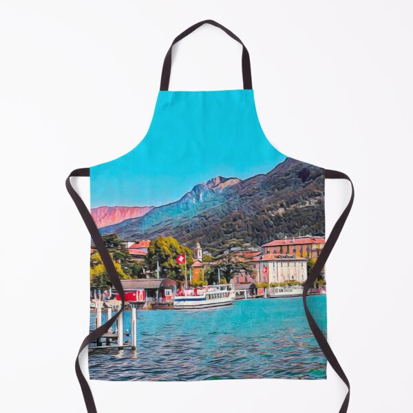 Item preview, Lugano Skyline designed and sold by Sofia-Draws.