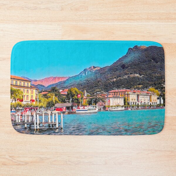 Item preview, Lugano Skyline designed and sold by Sofia-Draws.