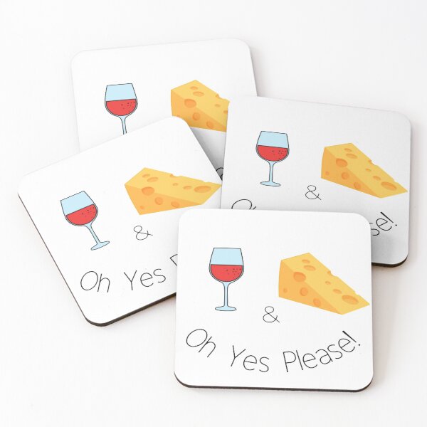 Item preview, Wine & Cheese - Oh Yes Please! designed and sold by Michelle @ Fire And Wide.