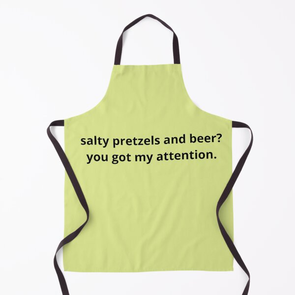 Item preview, I'm Here for The Snacks Salty Pretzels and Beer designed and sold by Schka.