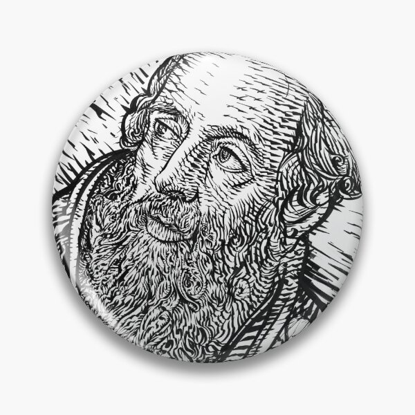 Item preview, SAINT AUGUSTINE of HIPPO - ink portrait designed and sold by lautir.