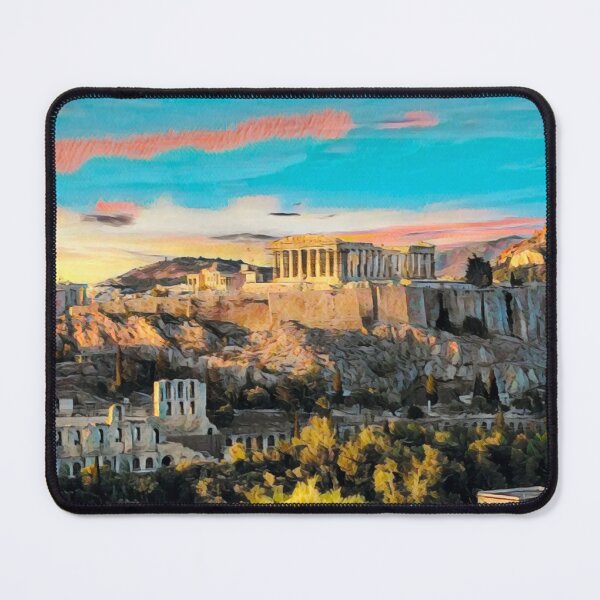 Item preview, Athens Skyline designed and sold by Sofia-Draws.