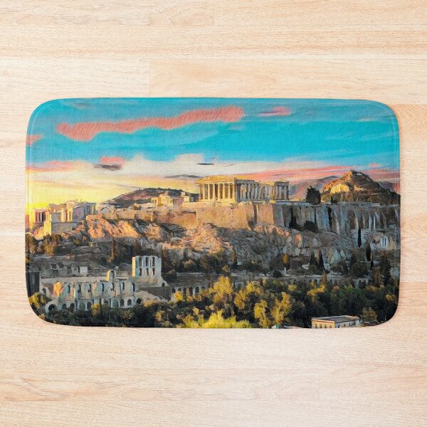 Artikelvorschau, Athen Skyline entworfen und verkauft von Sofia-Draws.