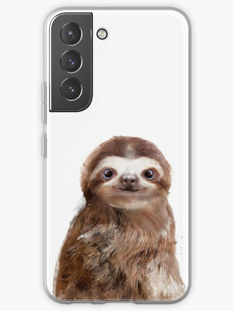 Samsung Galaxy Phone Case, Little Sloth designed and sold by Amy Hamilton